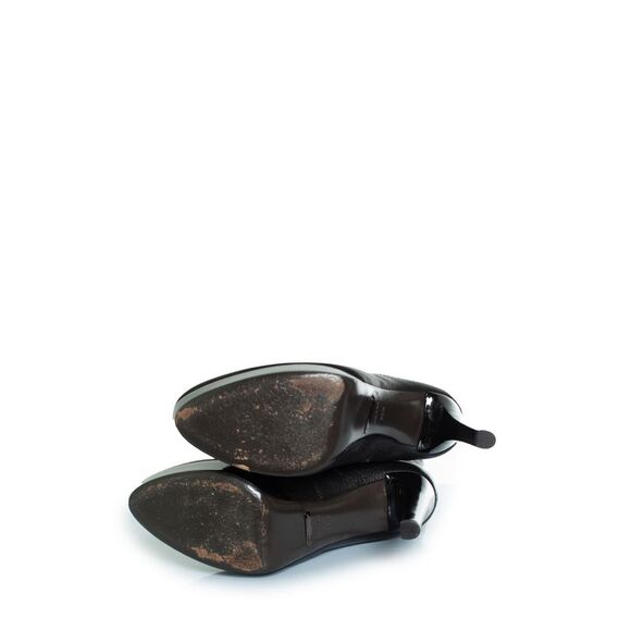 Burberry black leather over knee platform boots - Picture 7 of 7